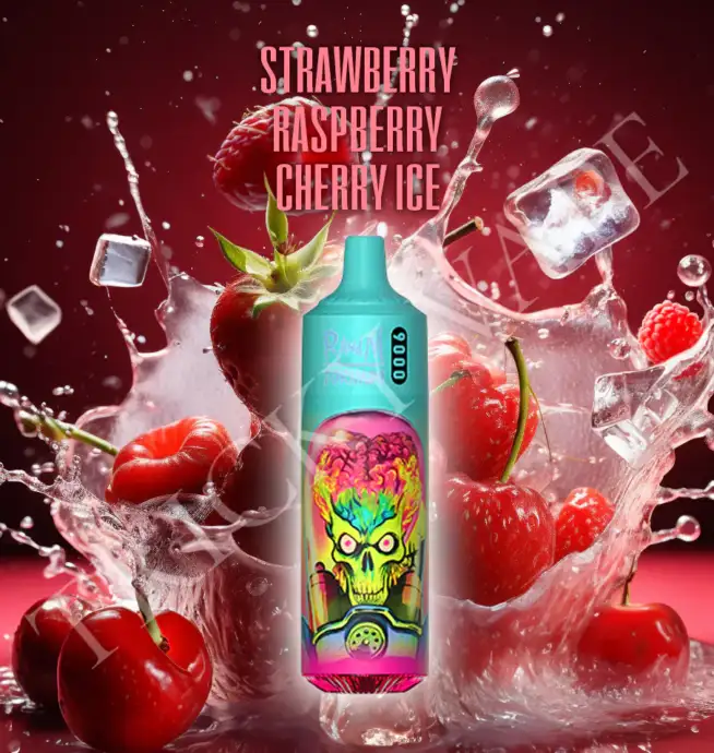 RandM 9000 - Strawberry Raspberry Cherry Ice