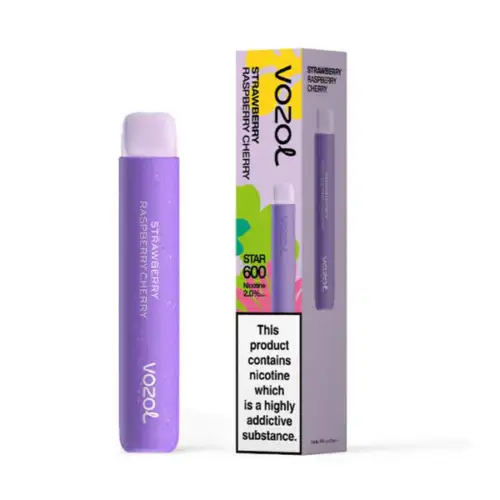 Vozol 600 - Strawberry Raspberry Cherry