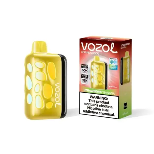 Vozol Rave 50000 - Strawberry Banana